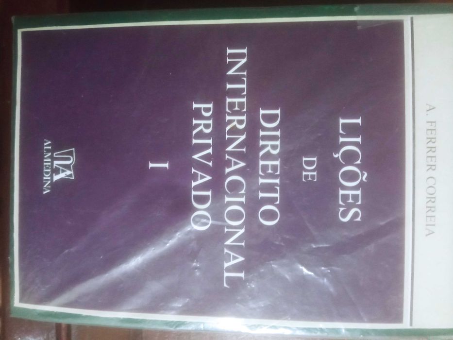 Lições de Direito Internacional Privado - Volume I - António Ferrer Correia - exemplar encadernado como livro
