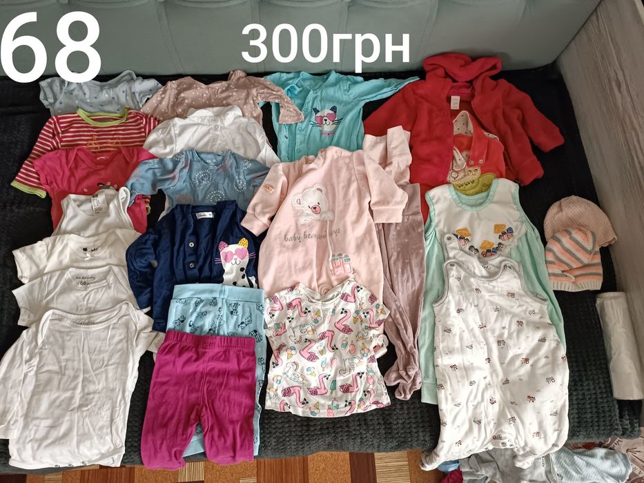 Речі на дівчинку від 56р до 68р.