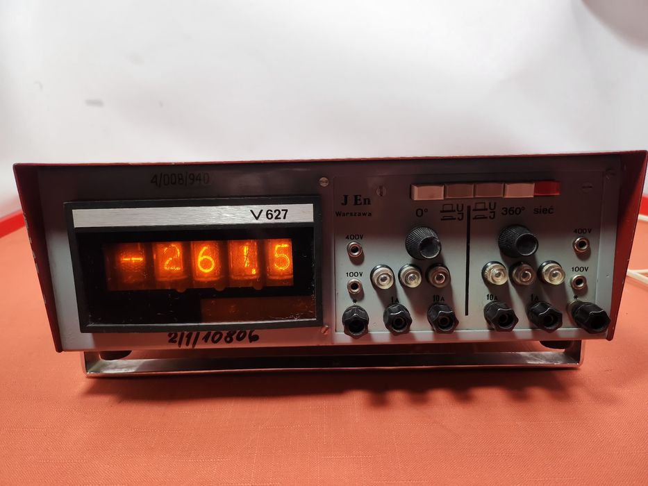 miernik uniwersalny J En V 627 lampy Nixie