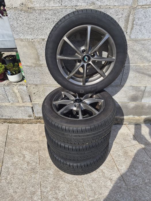 Jantes TSW 15"... 4 x100 com penus novos 185x55x15