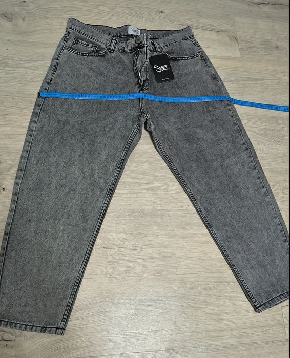 Джинси Staff dark gray regular mom, 36р.