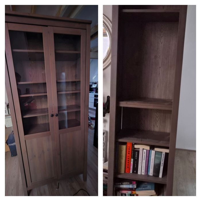 Ikea Hemnes •  witryna, regał