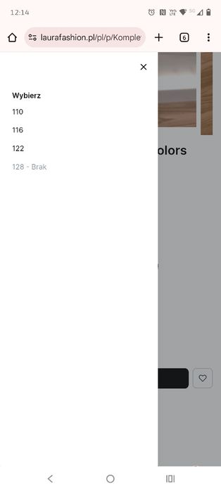 Komplet dla dziewczynki kokardka