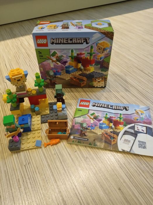 LEGO Minecraft rafa koralowa 21164 Bażanowice •