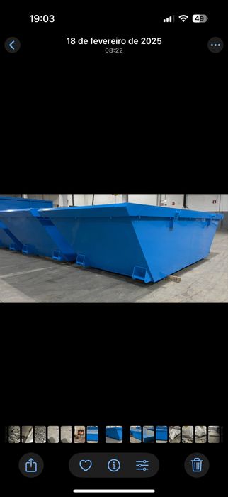 Contentor multibene para residos 6m3