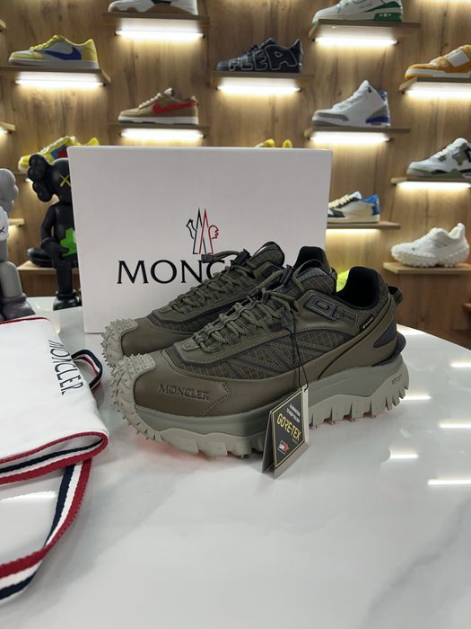 Кросівки Moncler Trailgrip Gore-Tex GTX Green Khaki