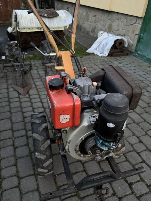 Дизельний мотоблок Zubr 6 к.с та повниц комплект навісного обладнанння