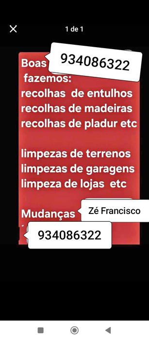 Faço limpeza de garagem terrenos etc