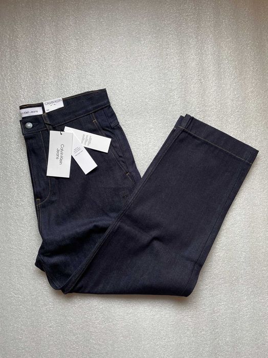 Джинсы calvin klein (ck slim wide leg chromite)с америки 32(m), 34 (l)