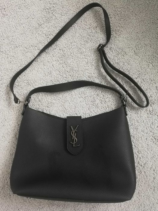 Torebka duża YSL bdb + kosmetyczka  czarna