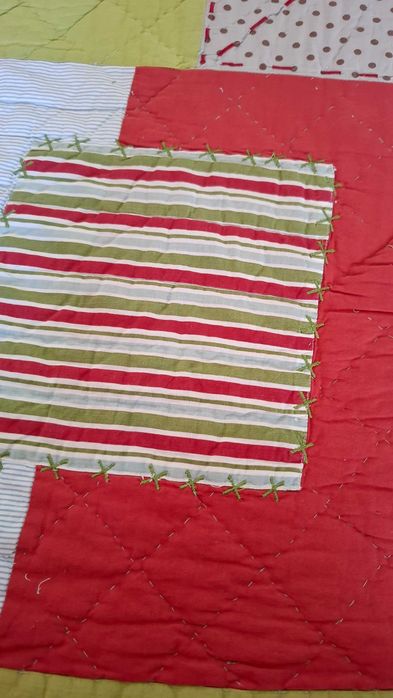 Candeeiro teto e Colcha Patchwork (maravilhoso conjunto) com oferta