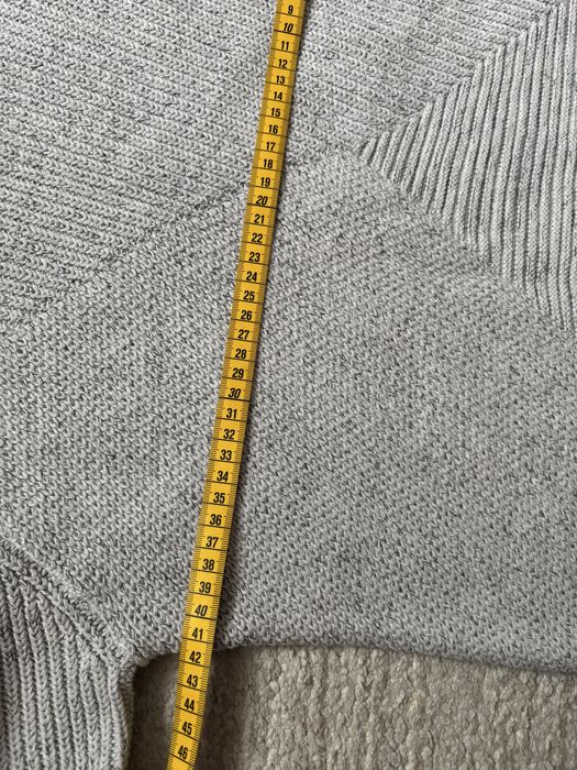 Sweter szary z dzianiny dla chłopca Next 152 cm 12 lat