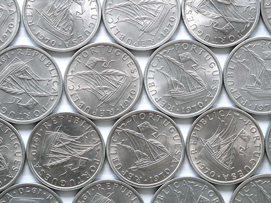 Lote de 33 Moedas 5 Escudos 1970