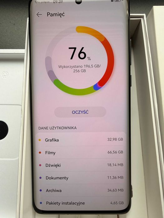 Smartfon HUAWEI P50 Pro 8/256GB 6.6" stan super zadbany