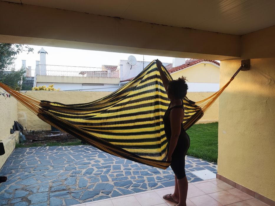 Cama de rede brasileira.
