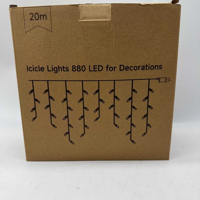 Łańcuch z 880 lampek LED, 20m, ciepła biel, IP44