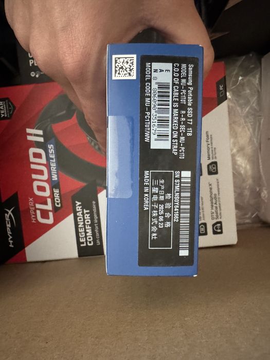 SSD Samsung Portable T7 1TB