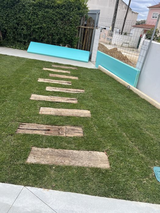 relva natural em tapete