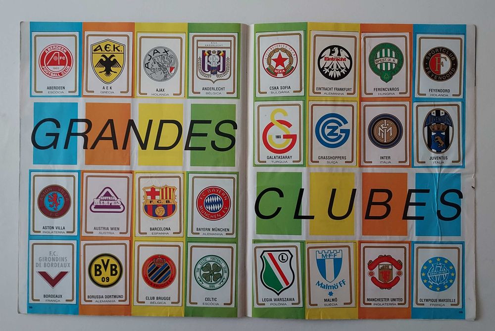 Caderneta completa futebol Panini 1993-94