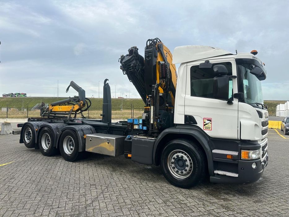 Scania P410 Grue Compa 300 + Jib