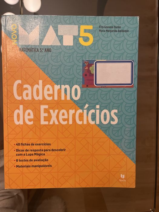 Caderno de exercicios 5º Novo Mat5