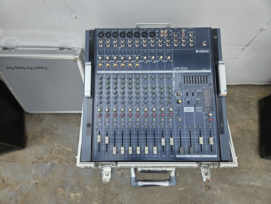 Kolumny estradowe LDM + PowerMikser Yamaha