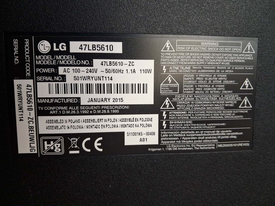 Telewizor LG 47 cali