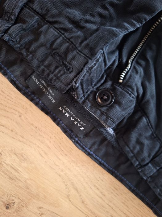 Spodnie chinosy zara m 40 czarne