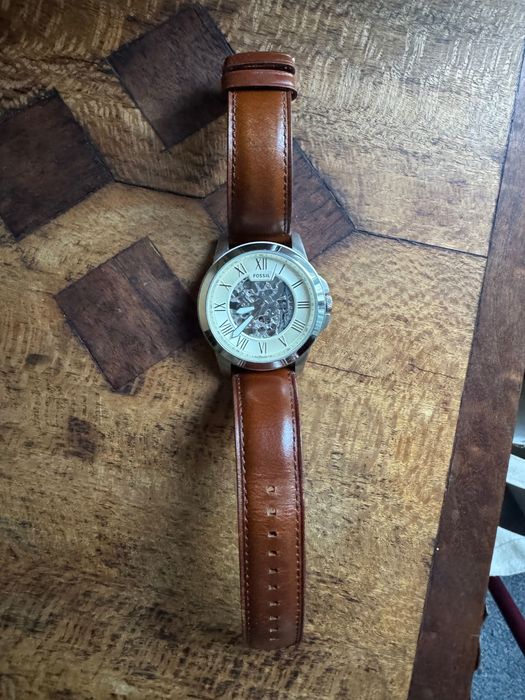 Relogio Fossil skeleton automatico 45 mm