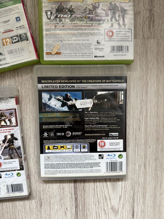Диск PS3 XBOX 360 Forza Max Payne Saints Row Battlefield medal of honor