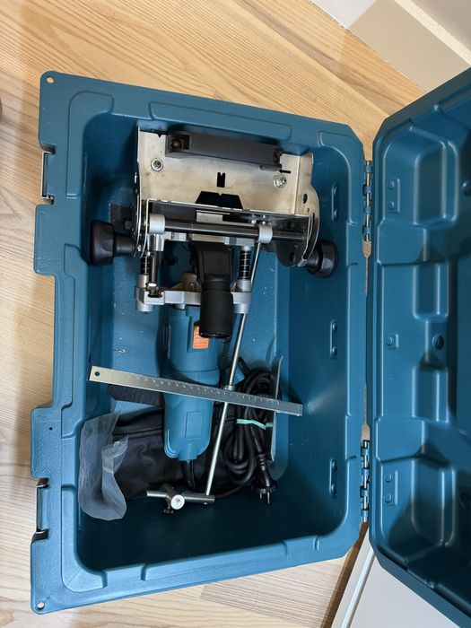 VIRUTEX AB181VD – frezarka do połączeń OVVO, idealny stan, dodatki