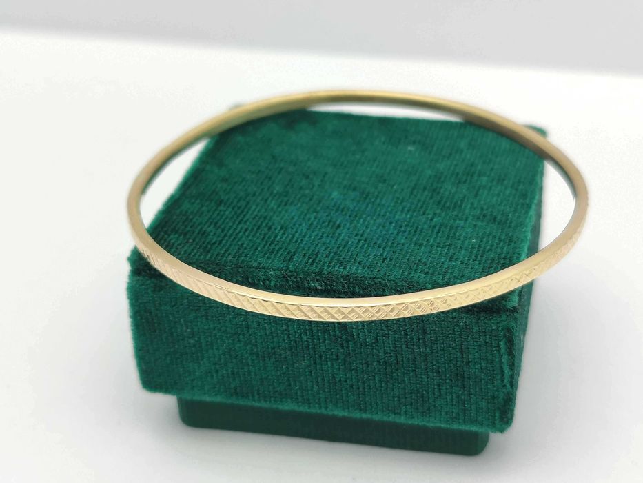 Złota Bransoletka Sztywna Koło 585 13,25G 7CM