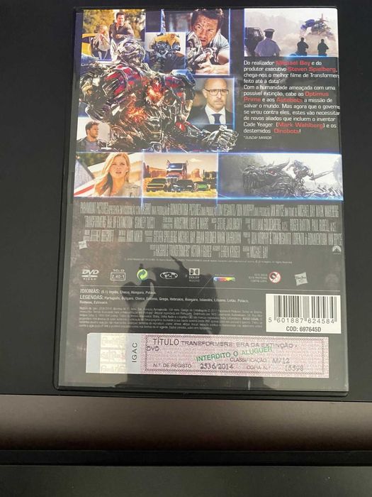 DVD Transformers - Era da Extinção