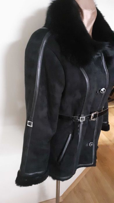 Kurtka kożuch naturalny