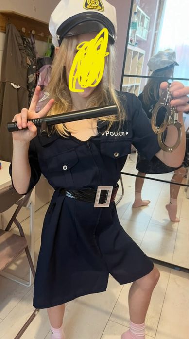 Stroj policjantki bal karnawalowy