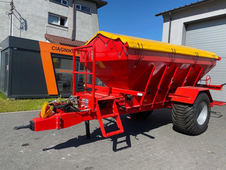 Rozsiewacz Nawozów Sypkich, Wapno, Nawóz. Taśmowy. 7T Lisicki Nowy!
