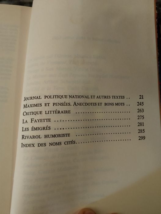 Journal politique national Antoine de Rivarol