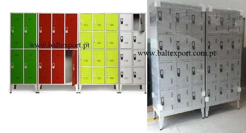 Vestiario Triplo 9 Cacifos Sobrepostos 1900x900x500mm c/Pes 200m Novo