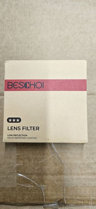 Filtr obiektywu aparatu