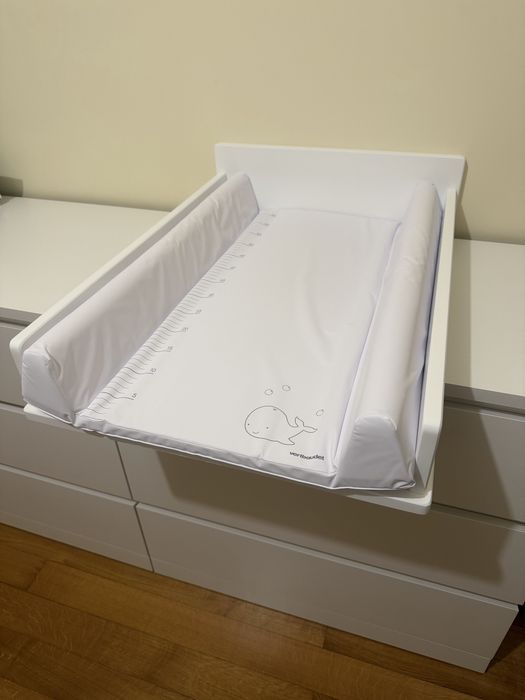 Conjunto Superfície + Tapete de Muda fraldas – Branco (NOVOS)