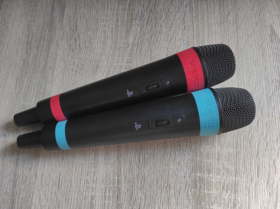 Dwa Mikrofony bezprzewodowe SingStar do PS3