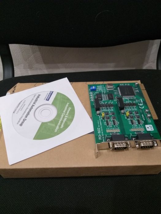 Плата 2 порта RS-422/485 для ПК -2500грн, PCI-1602, наложка!