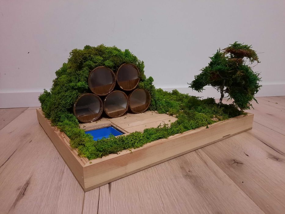 Domek, praca plastyczna