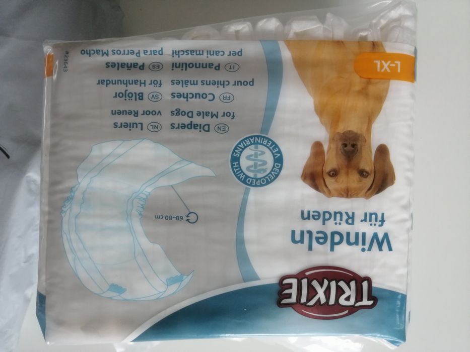 Trixie pieluchy, pampersy dla psa L - XL, podkłady higieniczne