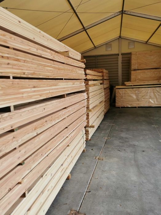 Deska tarasowa modrzew 125/28mm - ryflowana lub gładka