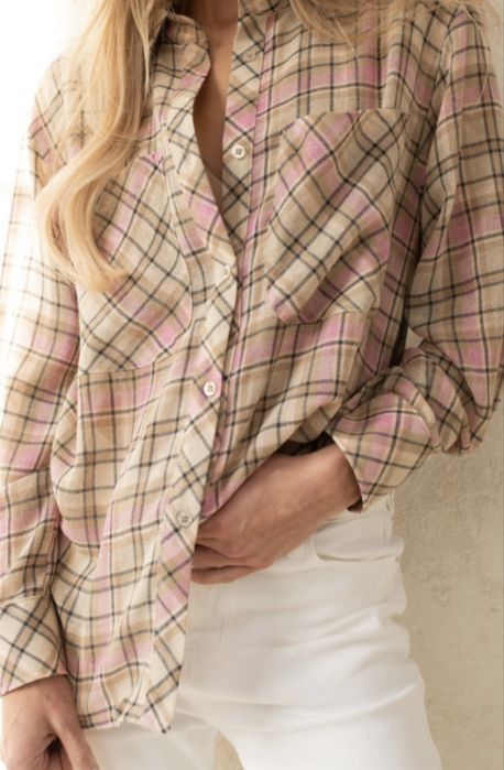 Lemonada bawełniana koszula w kratę