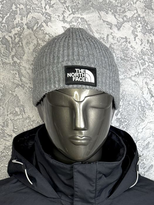 The North Face шапка трекинговая серая вязаная