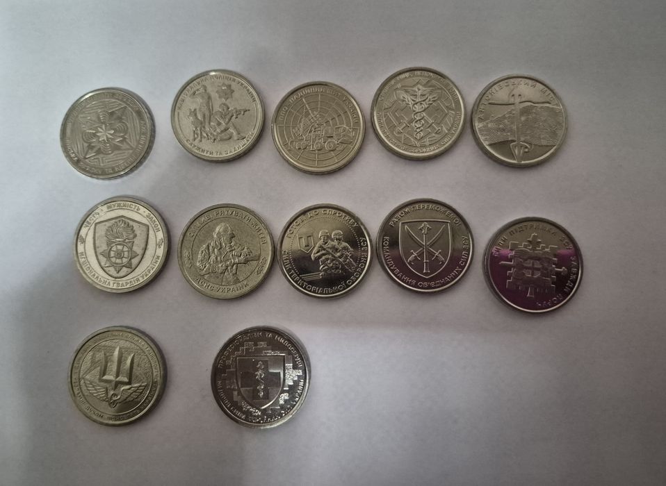монети 10 гривневі
