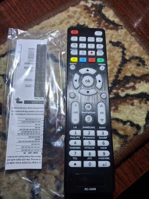 Pilot do telewizora Sony i samsung