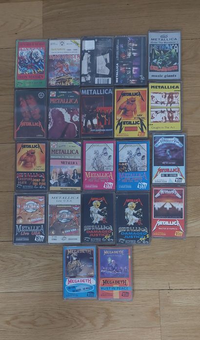 Kasety Metallica i  IRON MAIDEN